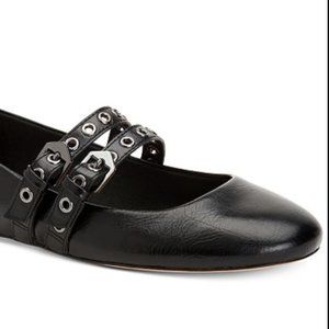 BCBGeneration Grace Belted Ballet Flats Black Size